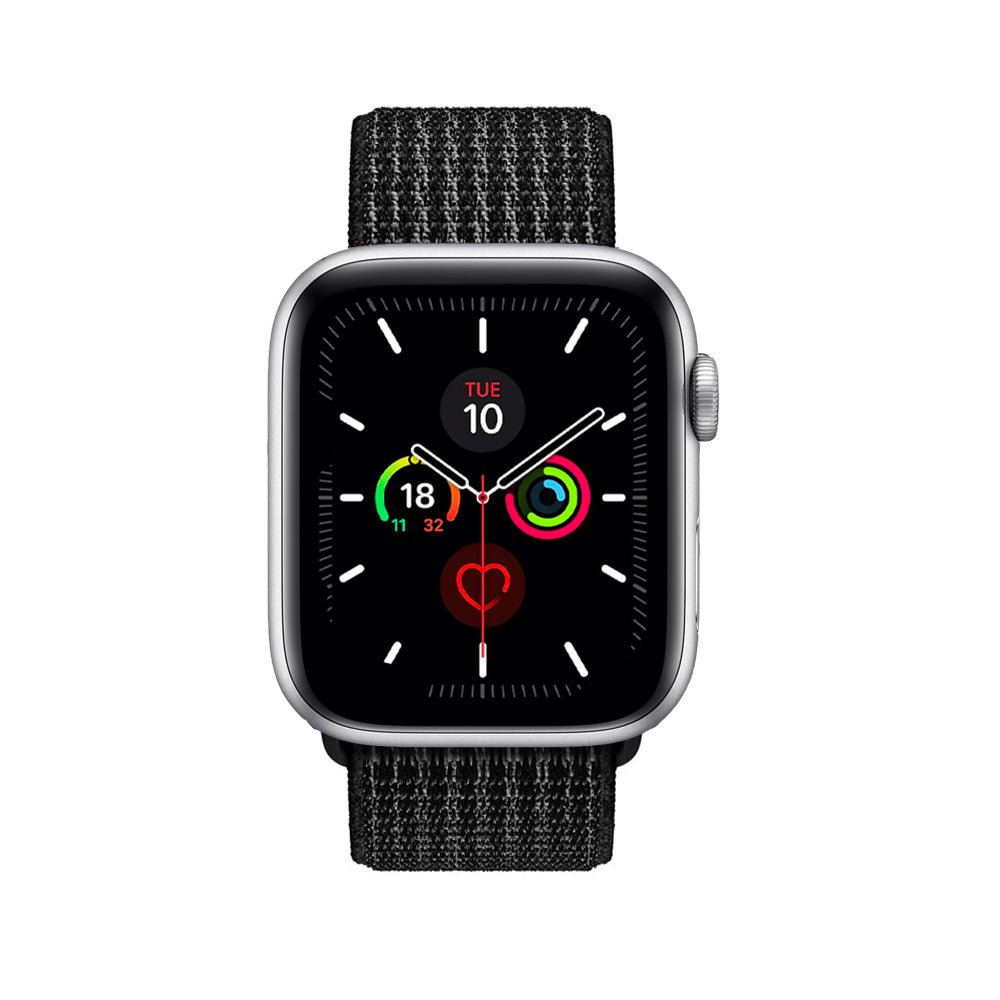 Black & White Nylon Loop Watch Strap for Apple Watch Nylon Loop   Accessories Gifts UK