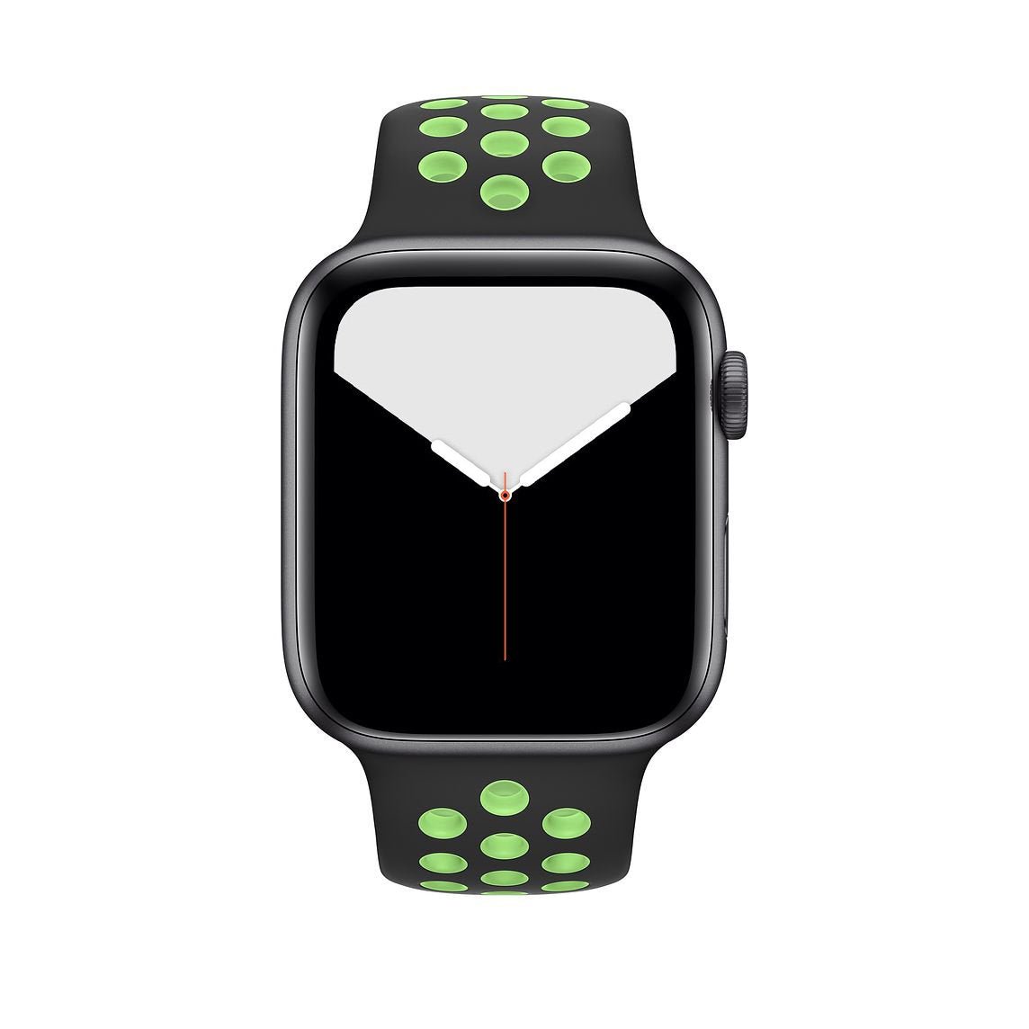 Black/Lime Blast Silicone Sport Strap for Apple Watch Silicone Bands   Accessories Gifts UK