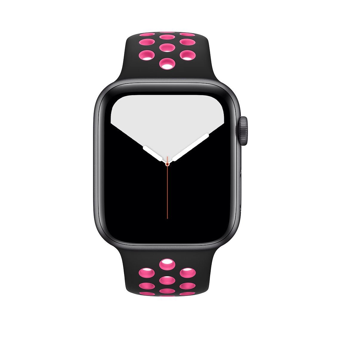 Apple watch series 3 black with pink band hotsell