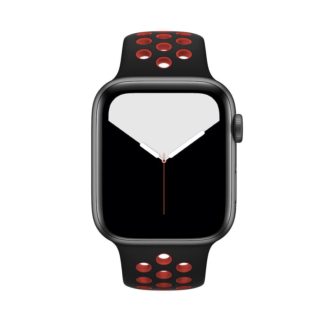Black/Red Silicone Sport Strap for Apple Watch Silicone Bands   Accessories Gifts UK