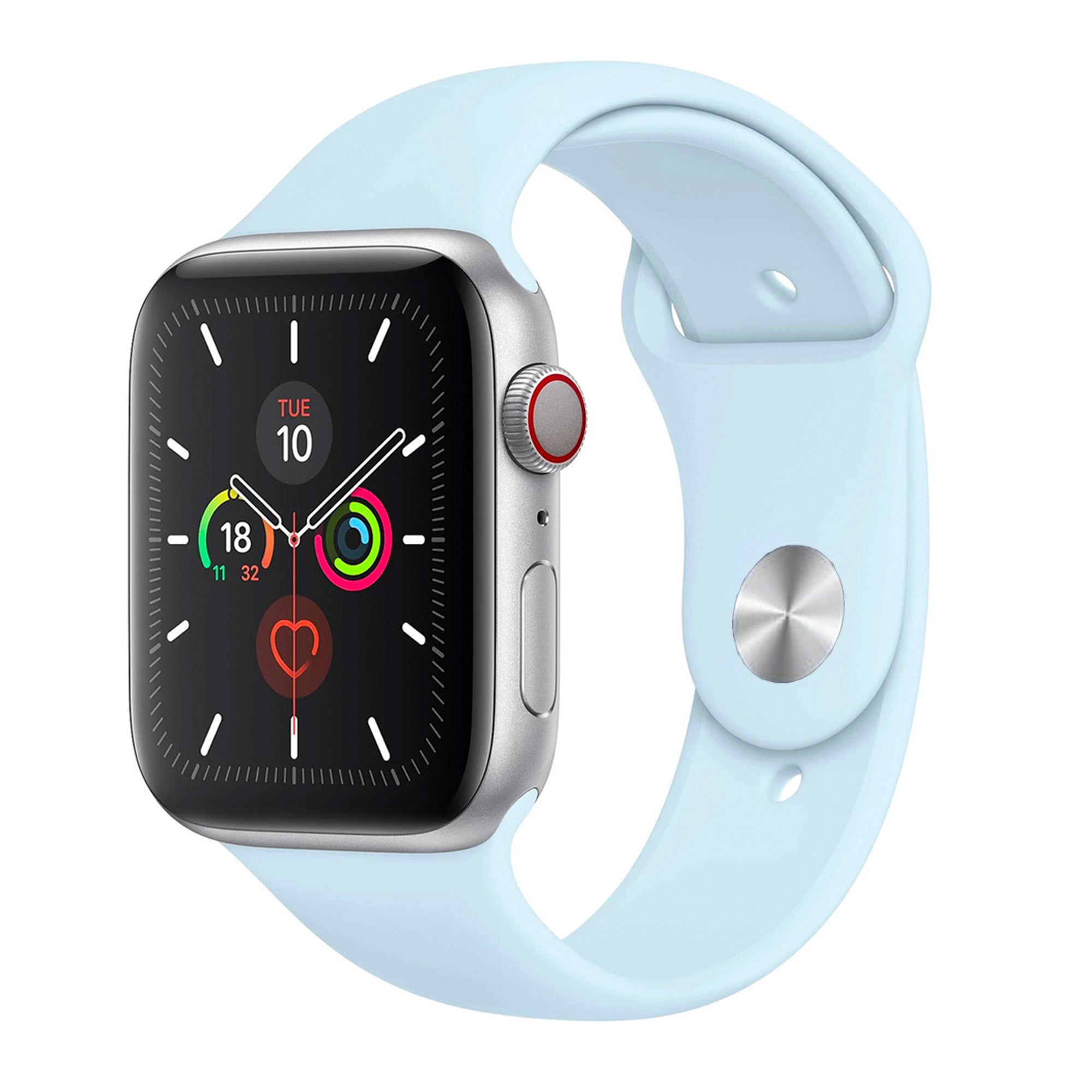 Blue Haze Silicone Band for Apple Watch Silicone Bands 38 / 40 / 41mm S-M Accessories Gifts UK