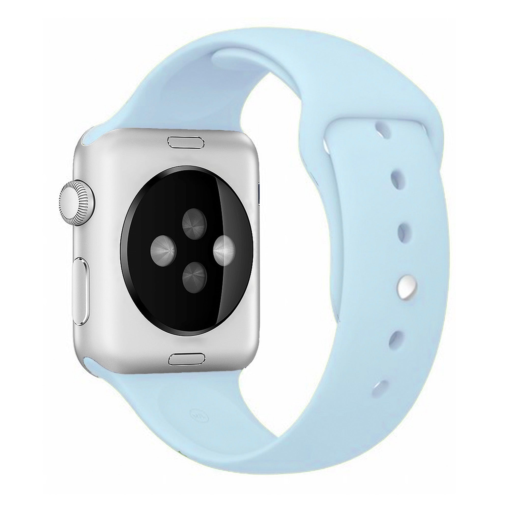 Blue Haze Silicone Band for Apple Watch Silicone Bands   Accessories Gifts UK