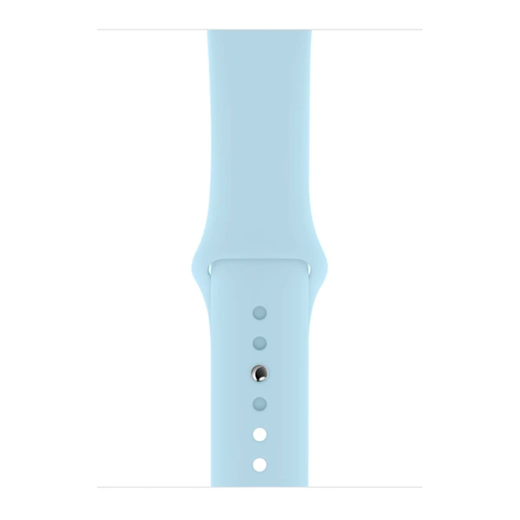Blue Haze Silicone Band for Apple Watch Silicone Bands   Accessories Gifts UK
