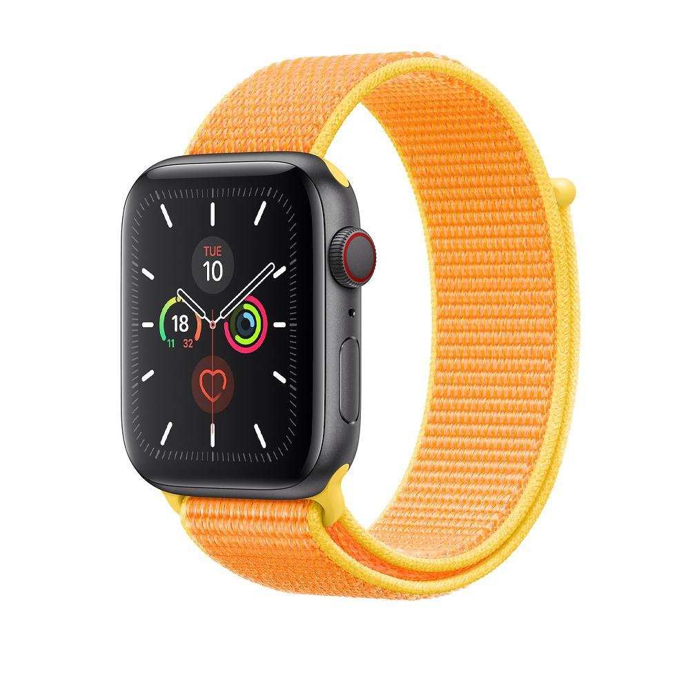 Canary Yellow Nylon Loop for Apple Watch Nylon Loop 38 / 40 / 41mm  Accessories Gifts UK