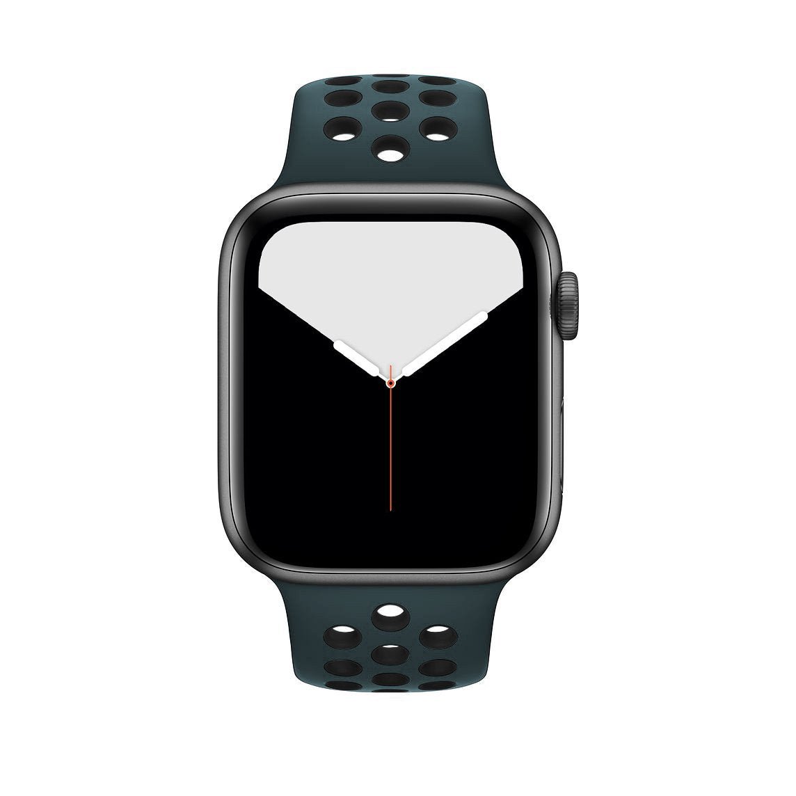 Celestial Teal/Black Silicone Sport Strap for Apple Watch Silicone Bands   Accessories Gifts UK