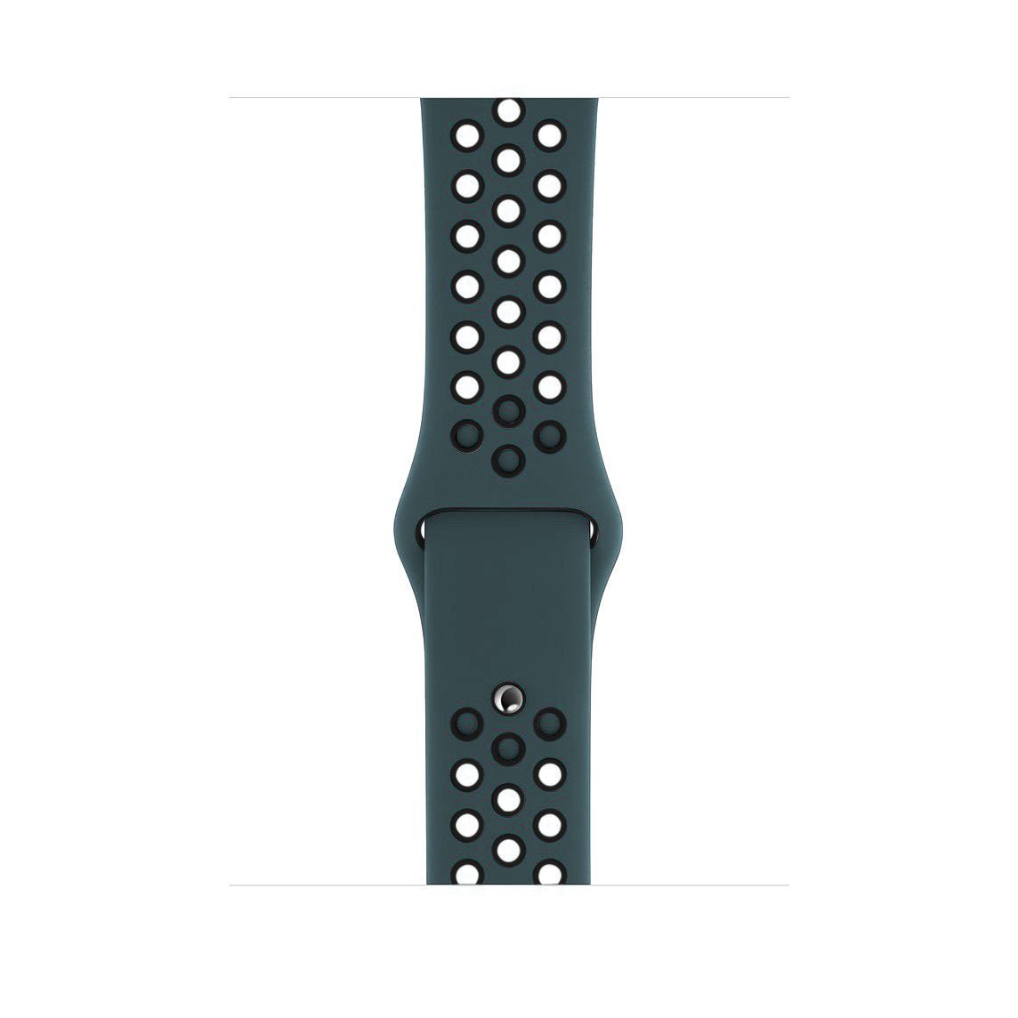 Celestial Teal/Black Silicone Sport Strap for Apple Watch Silicone Bands   Accessories Gifts UK