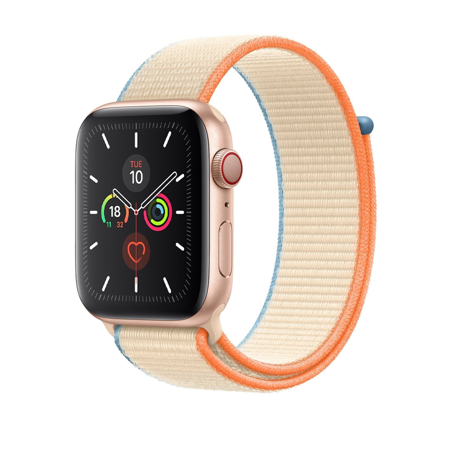 Cream Nylon Loop for Apple Watch | Series 1 2 3 4 5 6 7 8 SE & Ultra