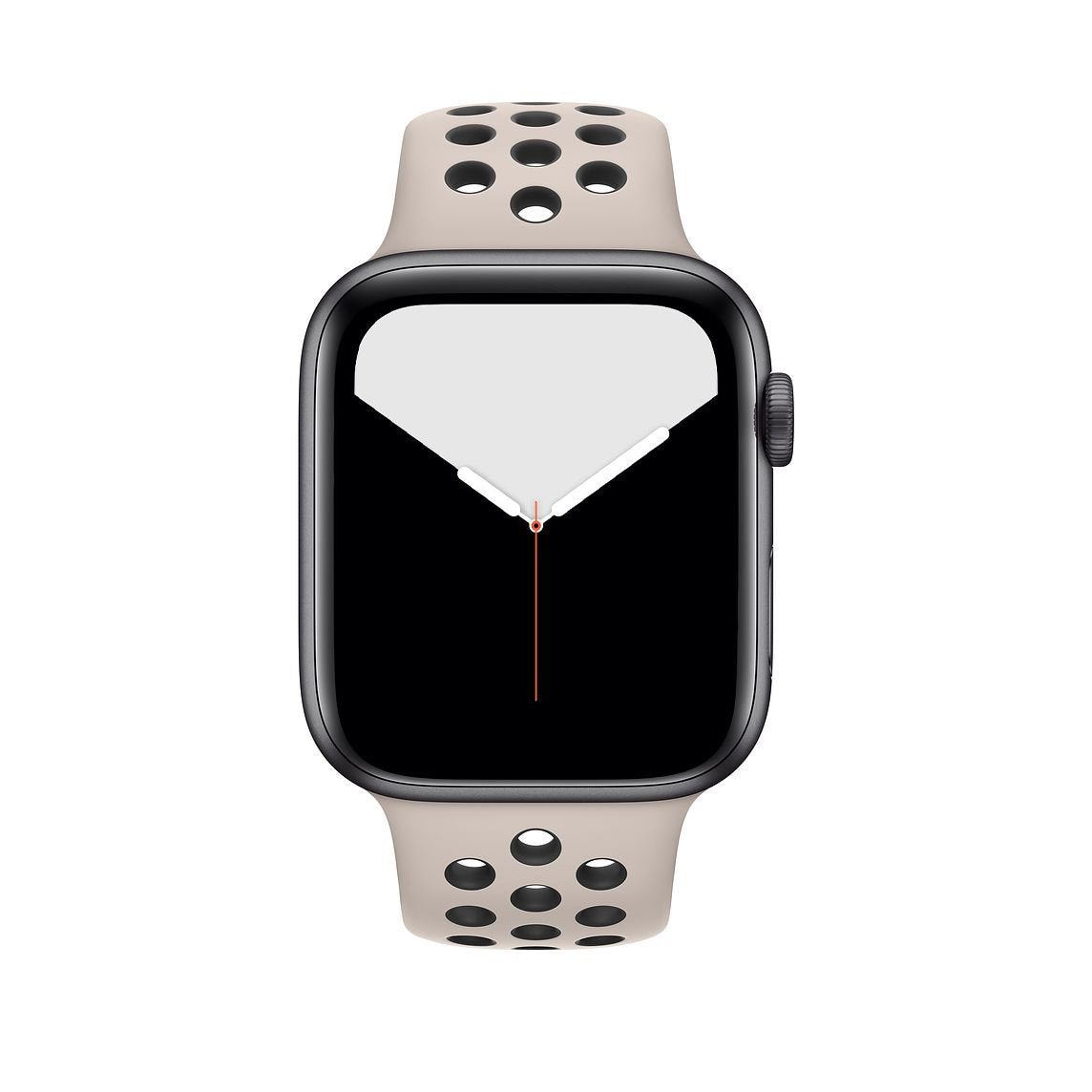 Desert Sand Black Silicone Sport Strap for Apple Watch