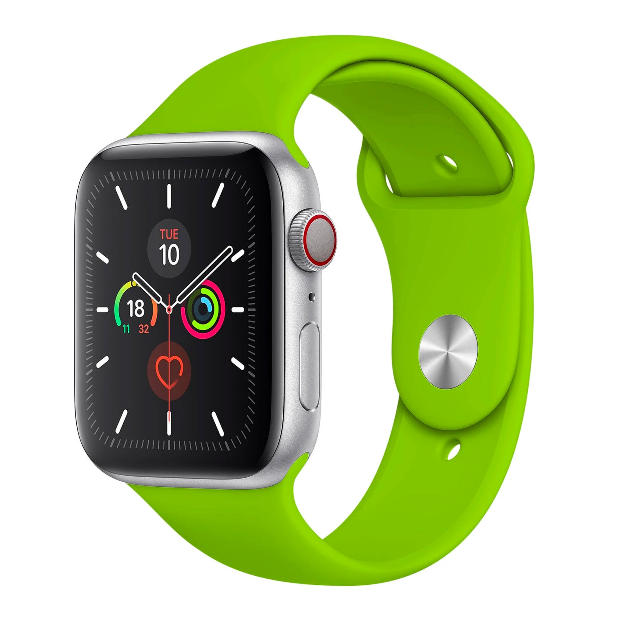 Green Silicone Band for Apple Watch Silicone Bands 38 / 40 / 41mm S-M Accessories Gifts UK