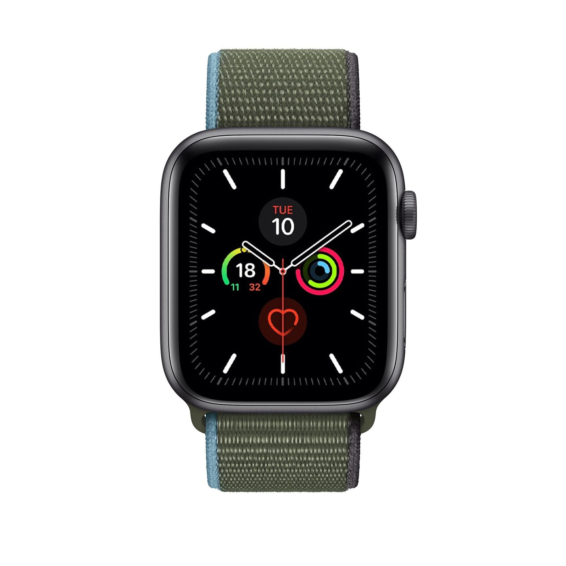 Inverness Green Nylon Loop for Apple Watch Nylon Loop   Accessories Gifts UK