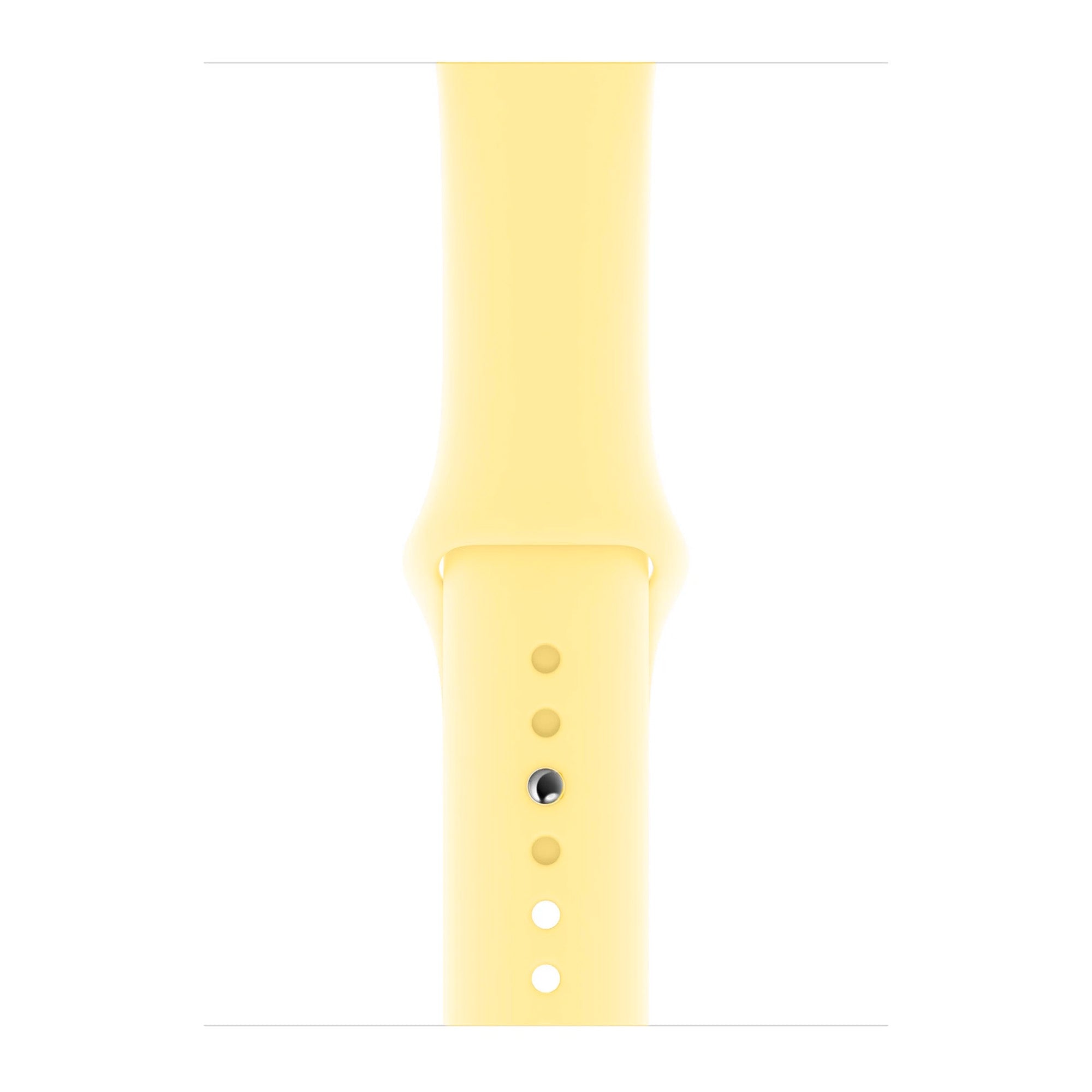 Lemon Cream Silicone Band for Apple Watch