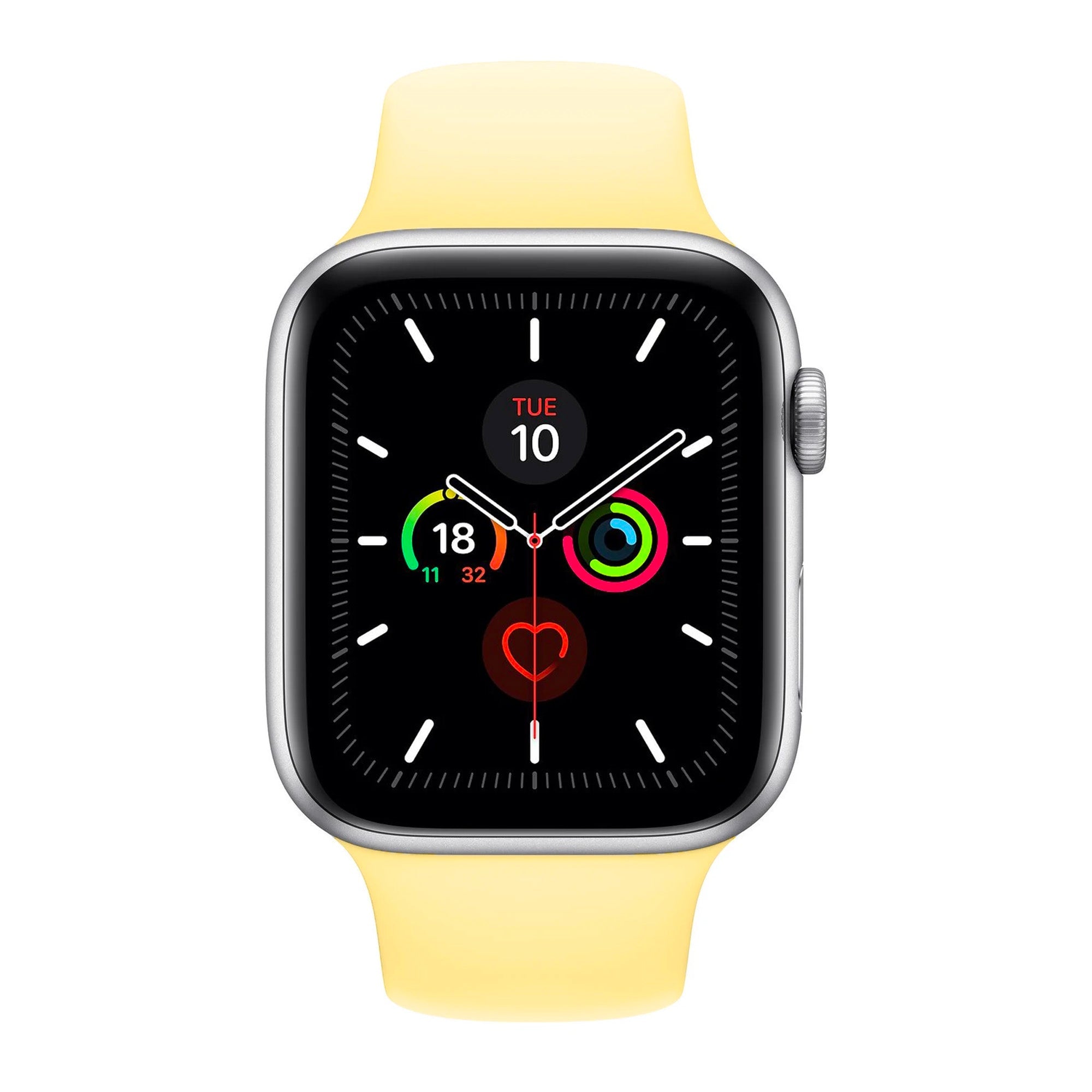 Lemon Cream Silicone Band for Apple Watch Silicone Bands   Accessories Gifts UK