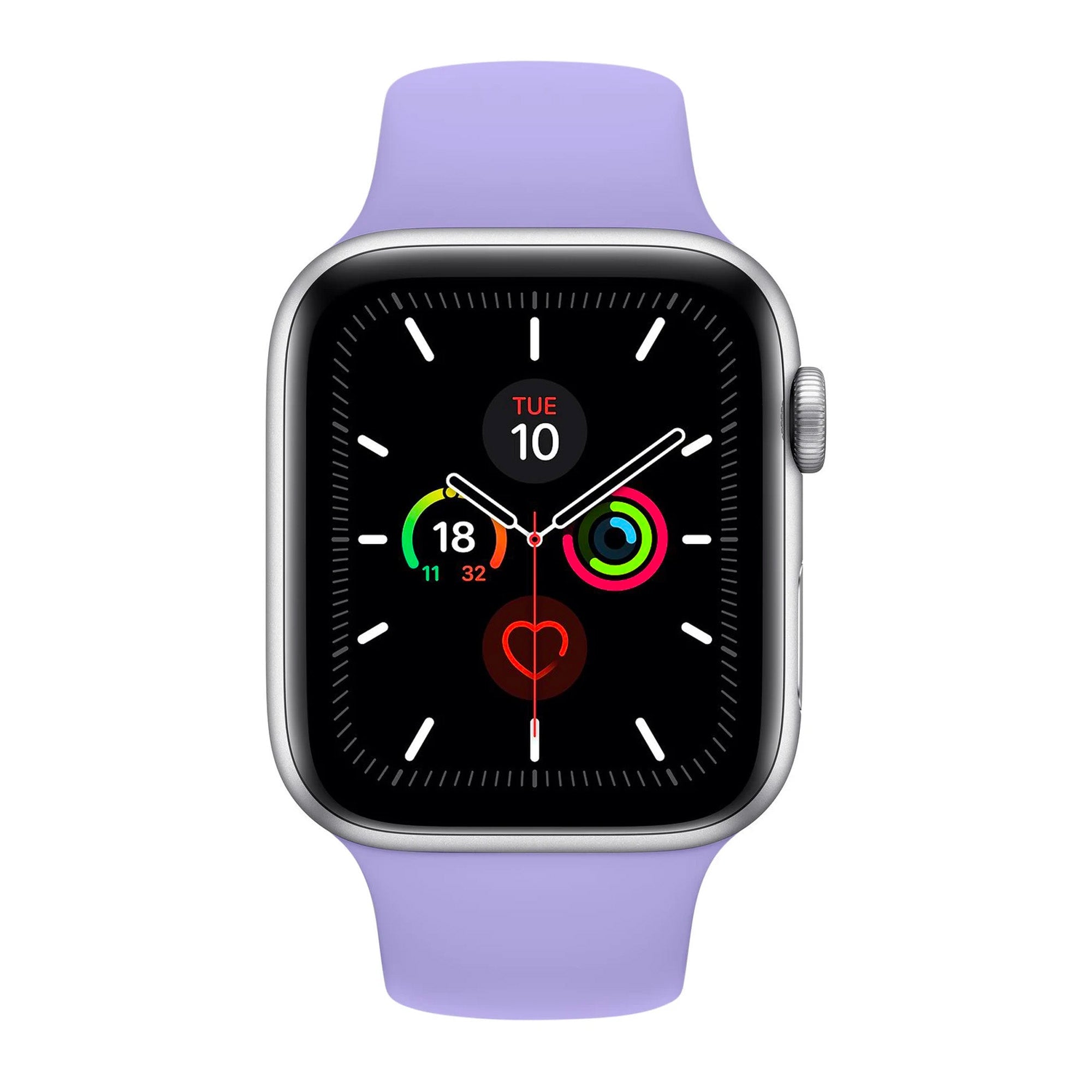 Lilac Silicone Band for Apple Watch Silicone Bands   Accessories Gifts UK