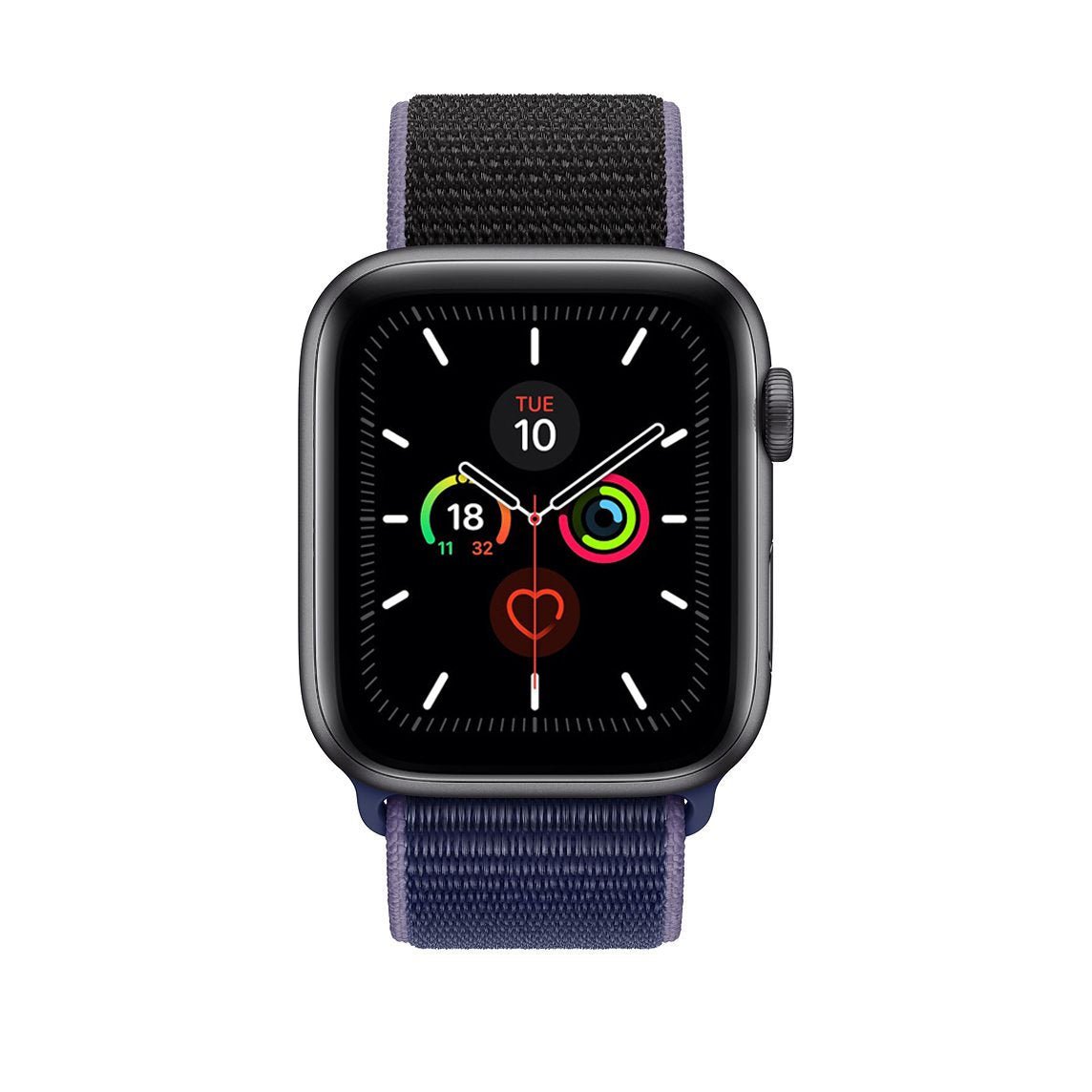 Midnight Blue / Black Nylon Loop for Apple Watch Nylon Loop   Accessories Gifts UK