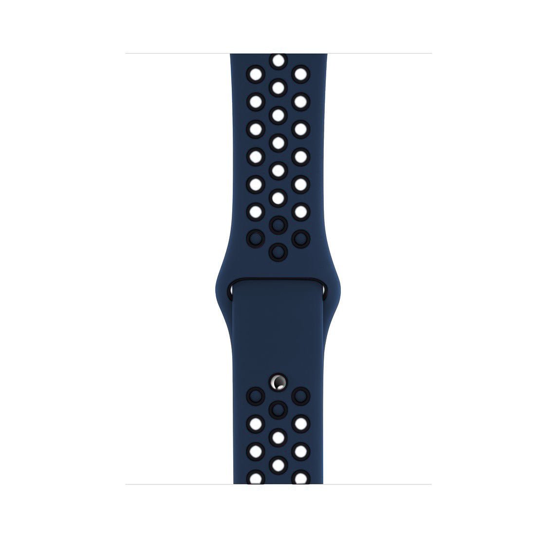 Midnight Blue/Black Silicone Sport Strap for Apple Watch Silicone Bands   Accessories Gifts UK