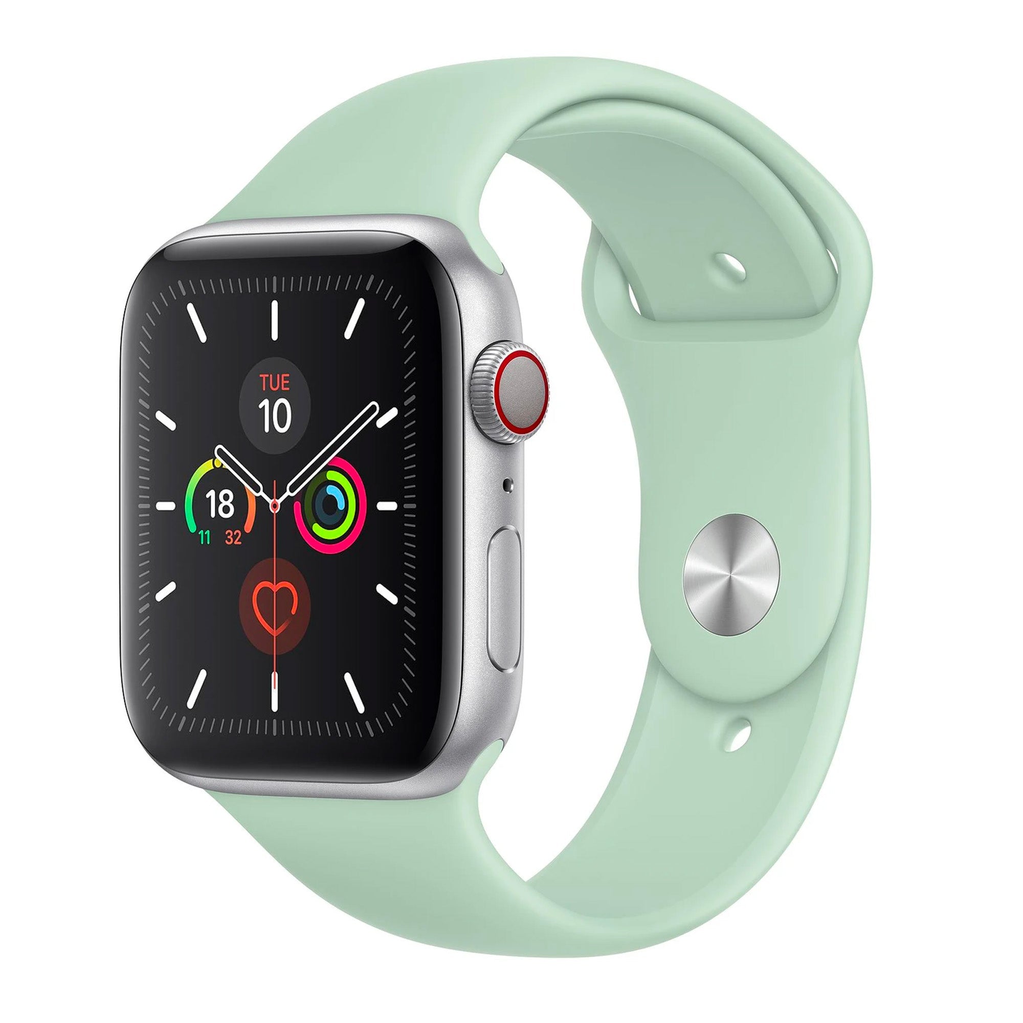 Mint Cream Silicone Band for Apple Watch Silicone Bands 38 / 40 / 41mm S-M Accessories Gifts UK