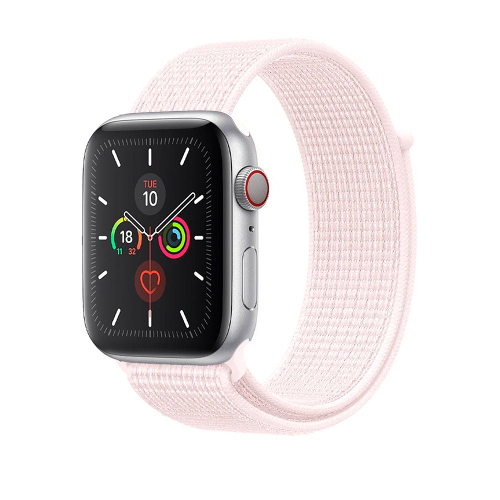 Pearl Pink Nylon Loop for Apple Watch Nylon Loop 38 / 40 / 41mm  Accessories Gifts UK