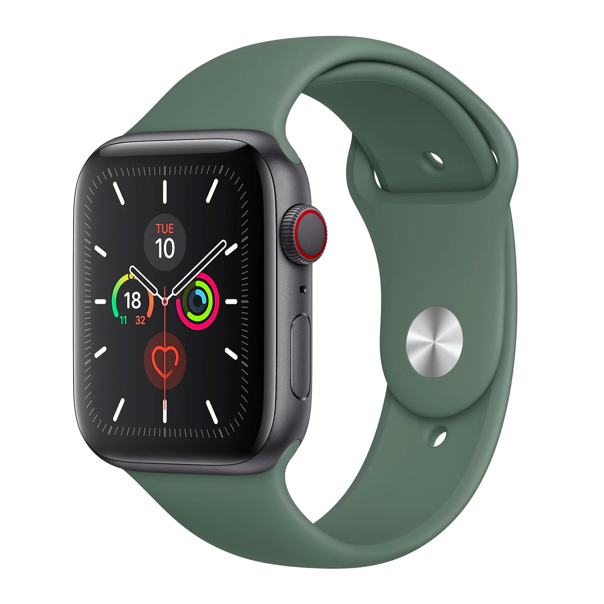 Pine Green Silicone Band for Apple Watch Silicone Bands 38 / 40 / 41mm S-M Accessories Gifts UK