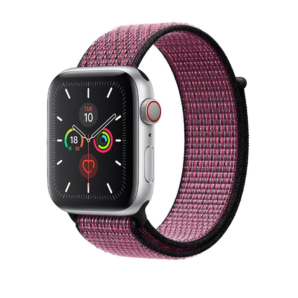 Pink Blast / True Berry Nylon Loop for Apple Watch Nylon Loop 38 / 40 / 41mm  Accessories Gifts UK