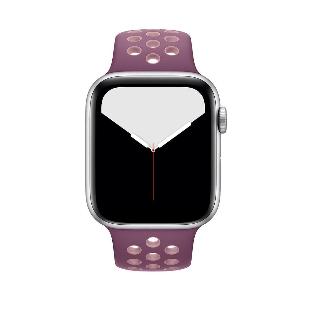 Purple/Soft Pink Silicone Sport Strap for Apple Watch Silicone Bands   Accessories Gifts UK