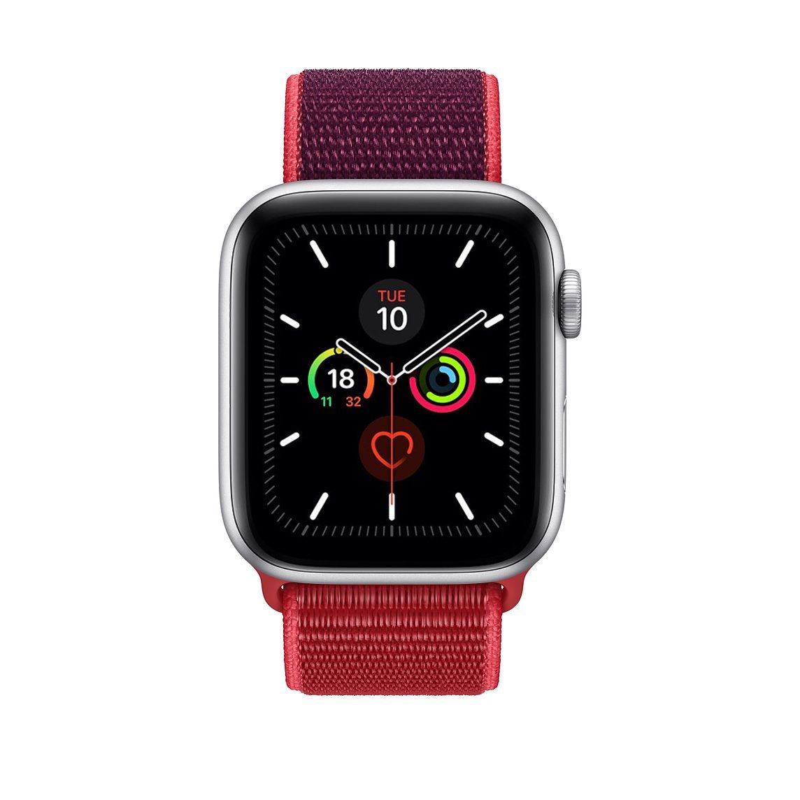 Red / Burgundy Nylon Loop for Apple Watch Nylon Loop   Accessories Gifts UK
