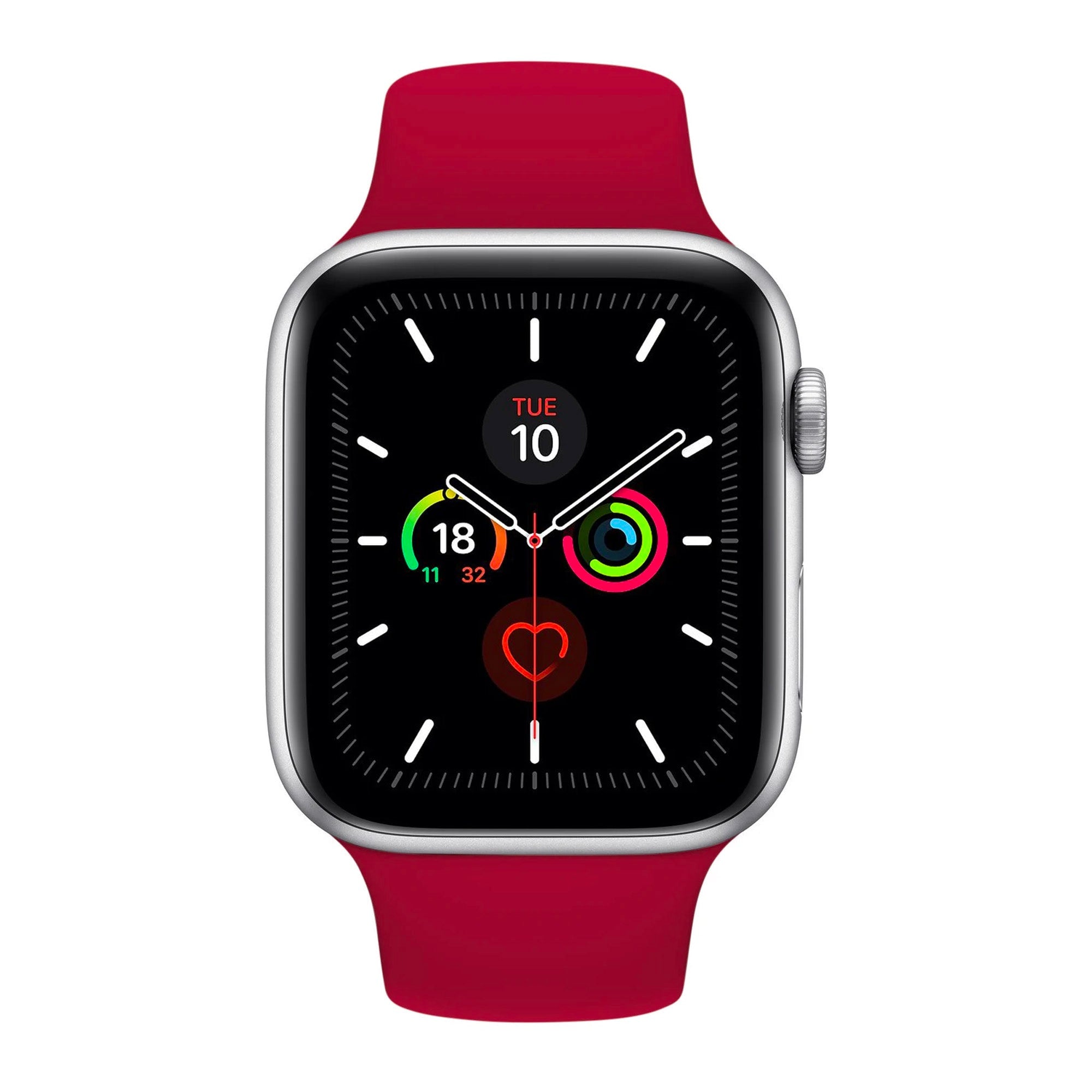 Red Silicone Band for Apple Watch Silicone Bands   Accessories Gifts UK
