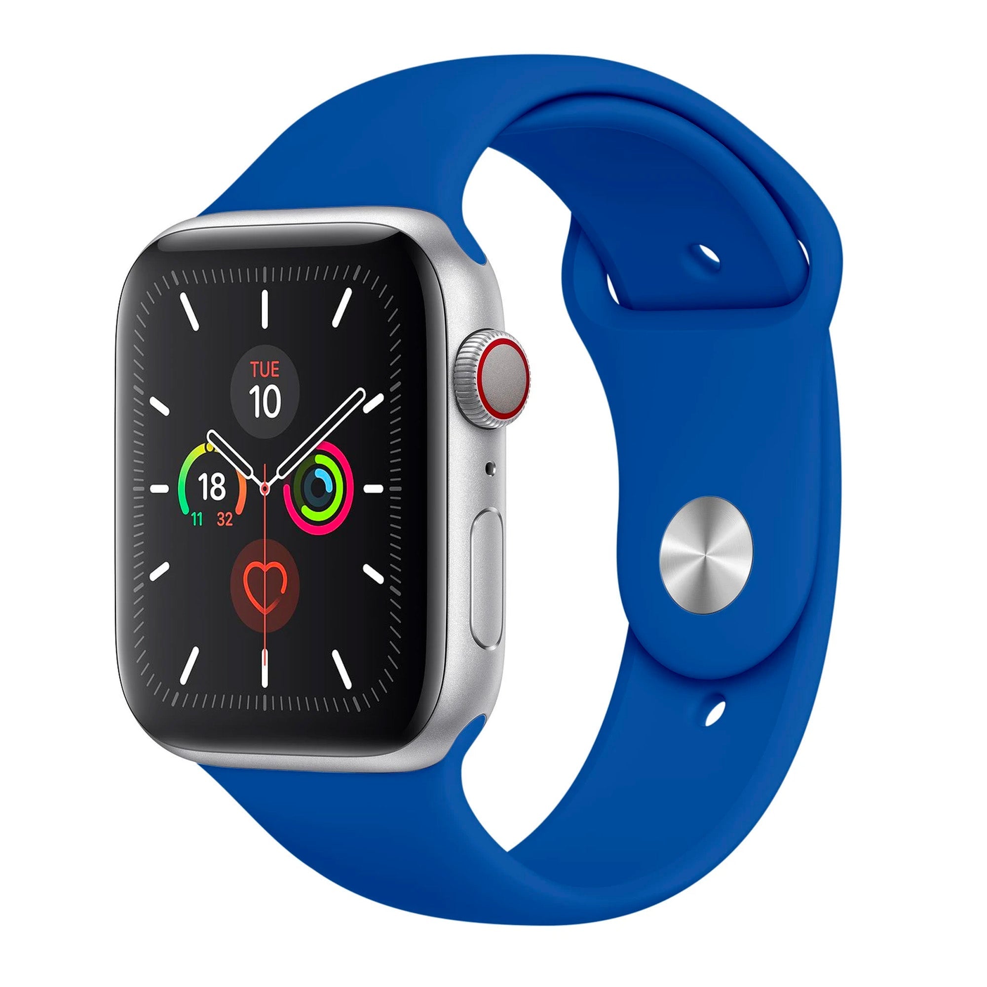 Royal Blue Silicone Band for Apple Watch Silicone Bands 38 / 40 / 41mm S-M Accessories Gifts UK