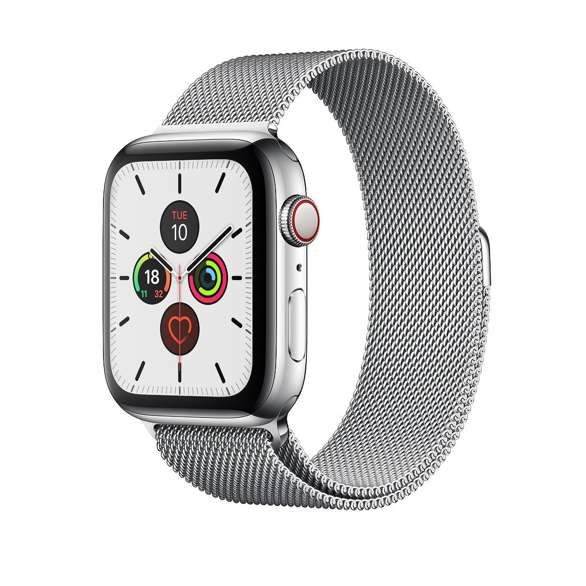 Silver Milanese Watch Strap Loop For Apple Watch Series 7 6 5 4 3 2 1 & SE Milanese Loop 38 / 40 / 41mm  Accessories Gifts UK