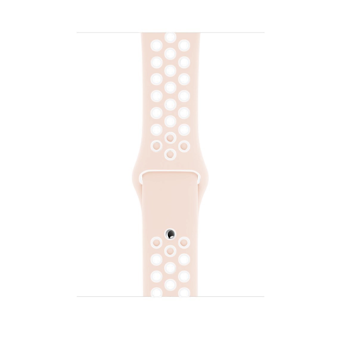 Soft Pink/White Silicone Sport Strap for Apple Watch Silicone Bands   Accessories Gifts UK