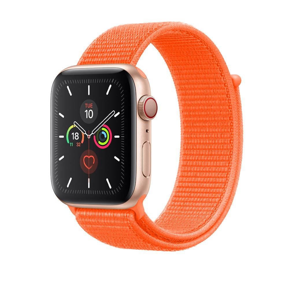 Spicy Orange Nylon Loop for Apple Watch Nylon Loop 38 / 40 / 41mm  Accessories Gifts UK