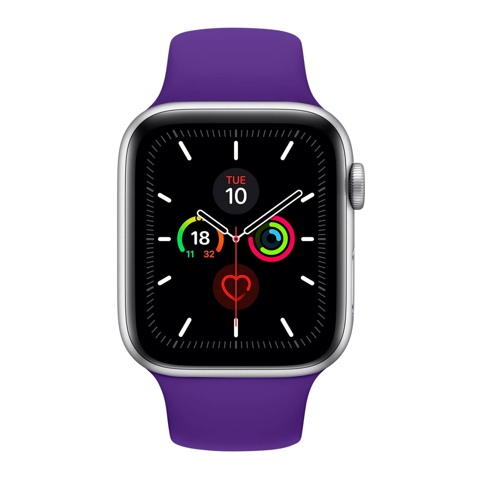 Violet Silicone Band for Apple Watch Silicone Bands   Accessories Gifts UK