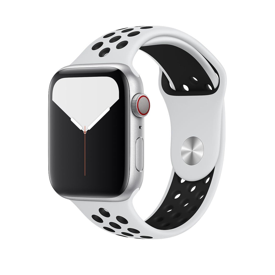 White/Black Silicone Sport Strap for Apple Watch Silicone Bands 38 / 40 / 41mm S-M Accessories Gifts UK
