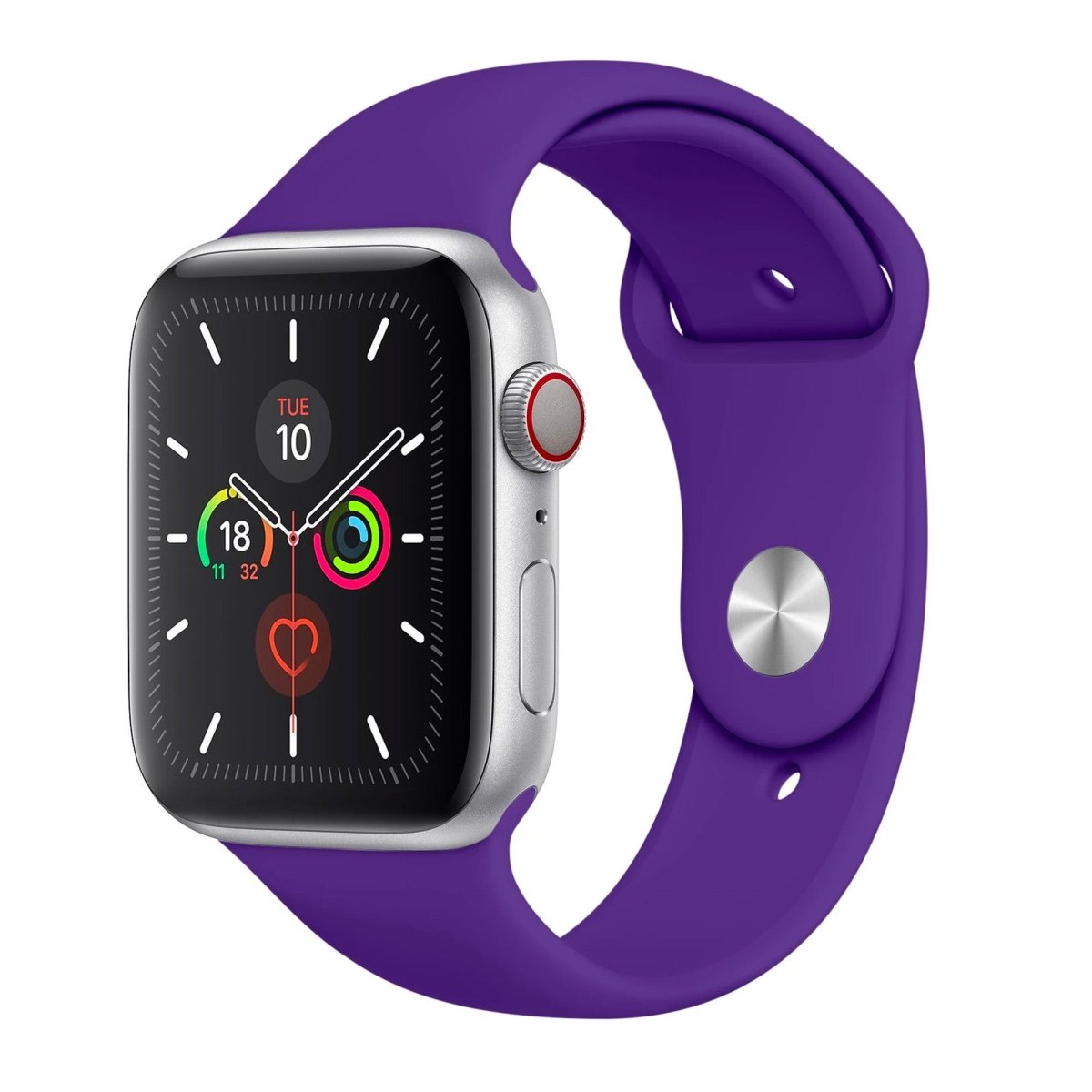 Wildflower Silicone Watch Strap for Apple Watch - 38 / 40 / 41mm Parent Listing Violet S/M Accessories Gifts UK
