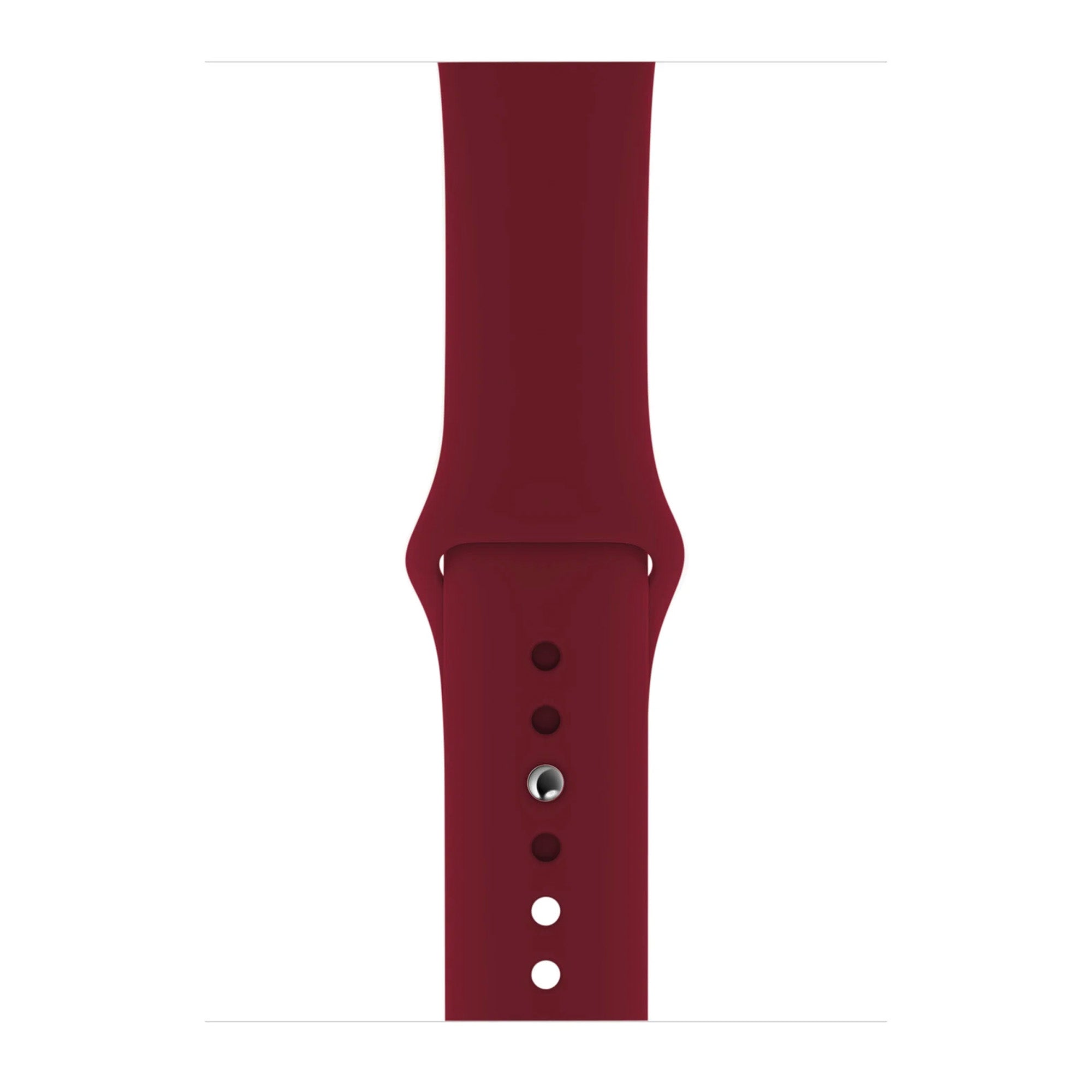 Wine Red Silicone Band for Apple Watch Silicone Bands   Accessories Gifts UK