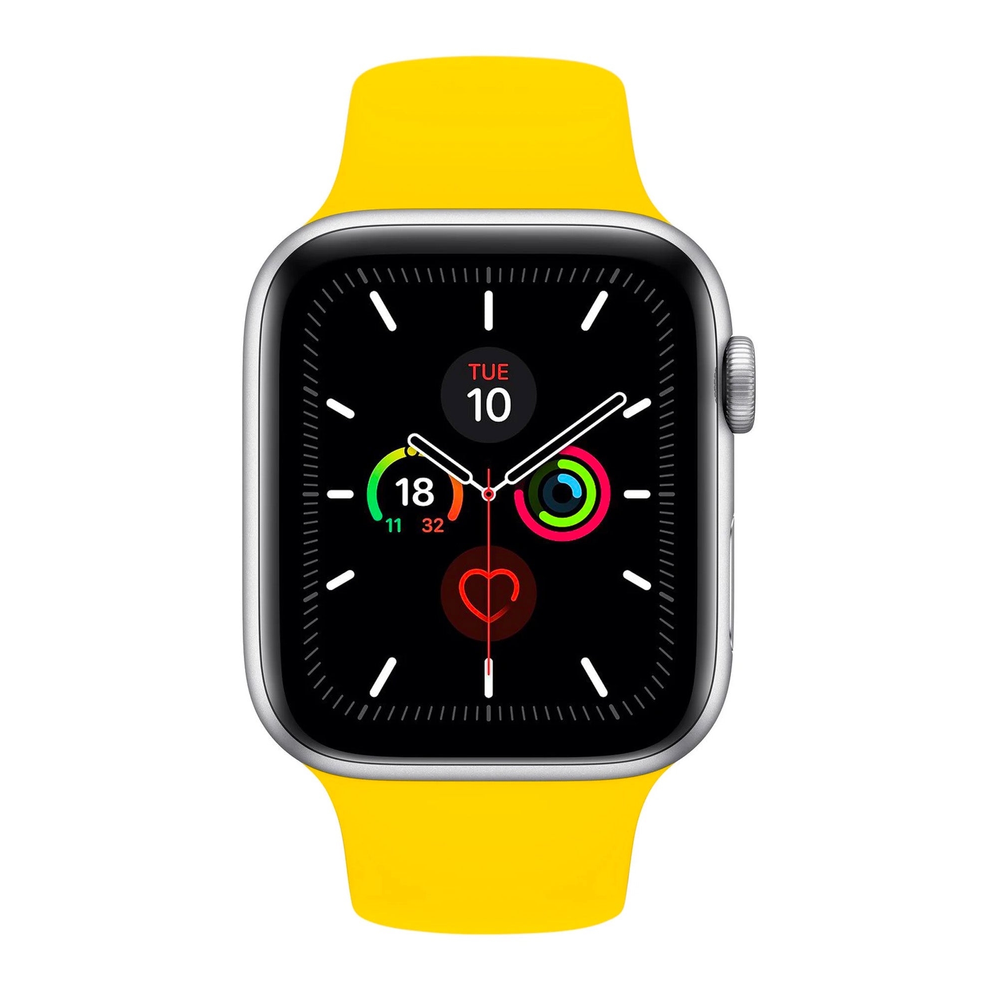 Yellow Silicone Band for Apple Watch Silicone Bands   Accessories Gifts UK